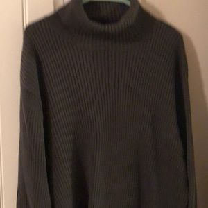 Alex Smith gray turtleneck sweater